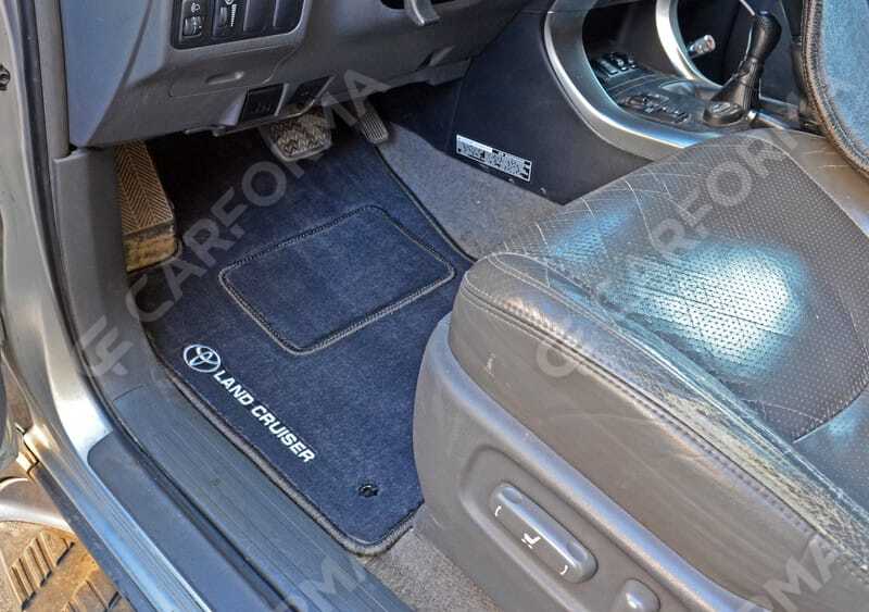 Ворсовые коврики на Toyota Land Cruiser Prado 120 2002&nbsp;-&nbsp;2009 в Хабаровске