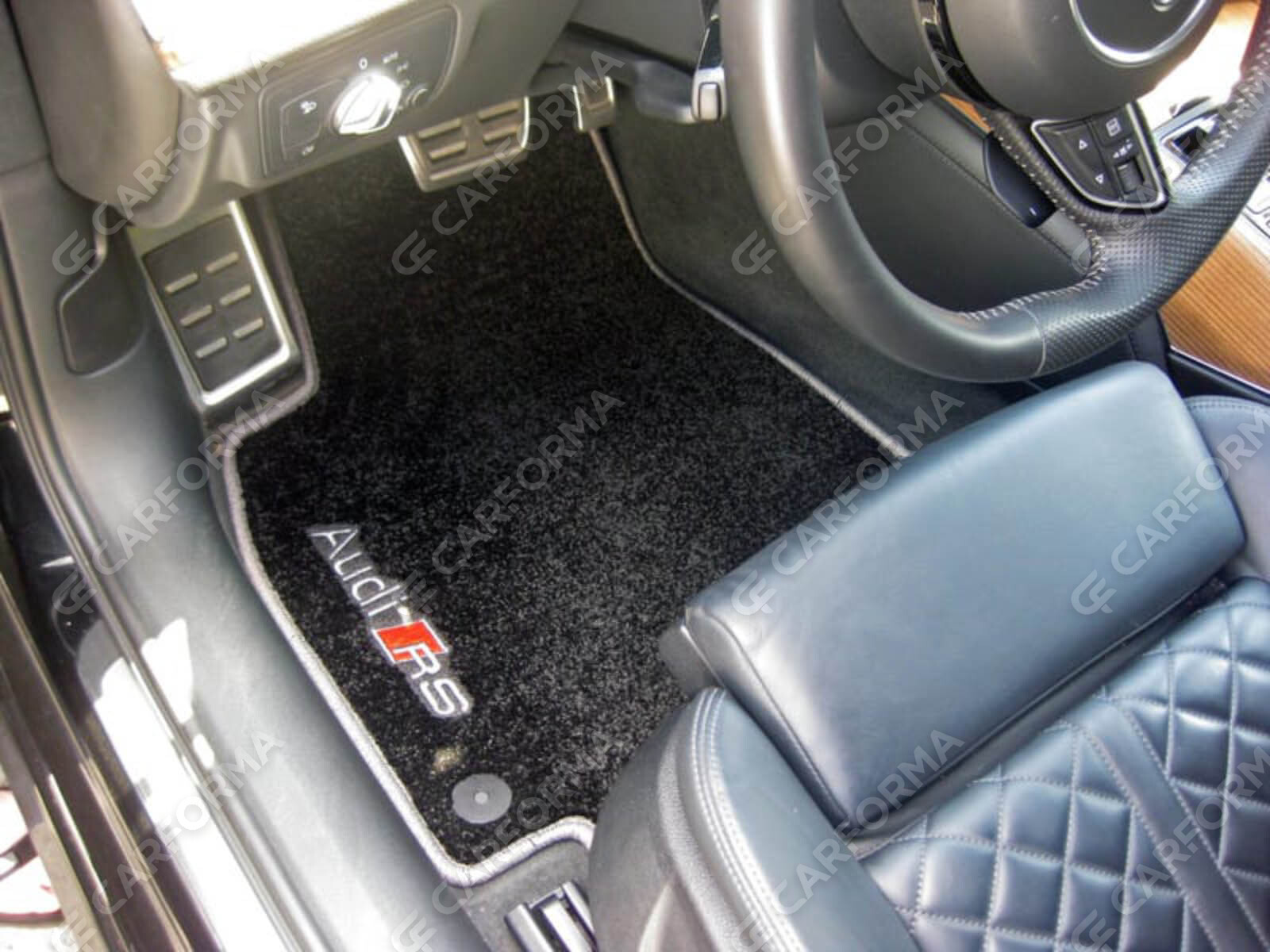 Ворсовые коврики на Audi A6 (C7) 2011&nbsp;-&nbsp;2018 в Хабаровске