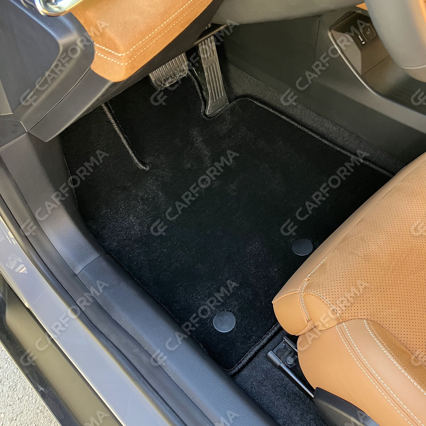 Ворсовые коврики на Mazda EZ-6 2024&nbsp;-&nbsp;2026 в Хабаровске