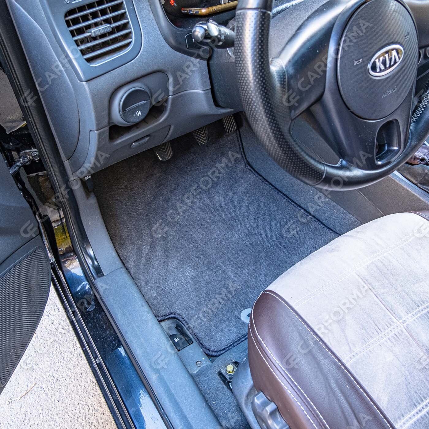 Ворсовые коврики на KIA Rio II 2005&nbsp;-&nbsp;2011 в Хабаровске