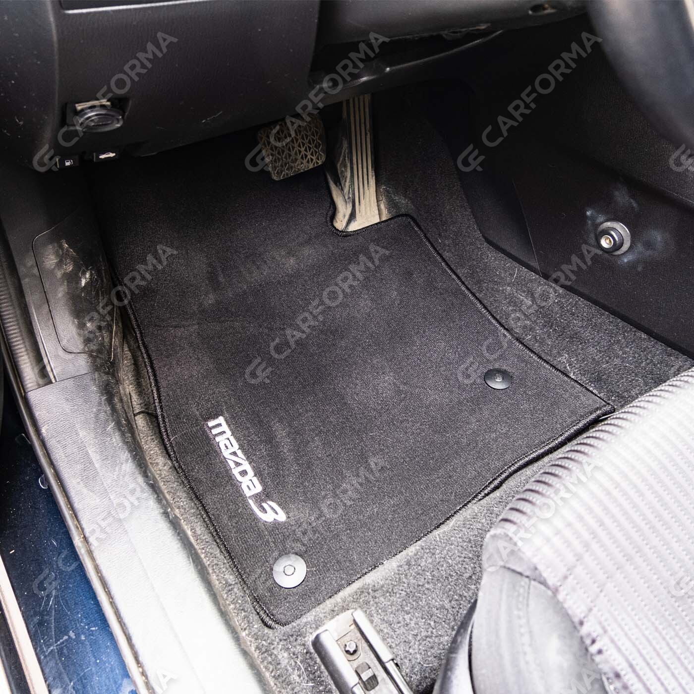 Ворсовые коврики на Mazda 3 2013&nbsp;-&nbsp;2019 в Хабаровске