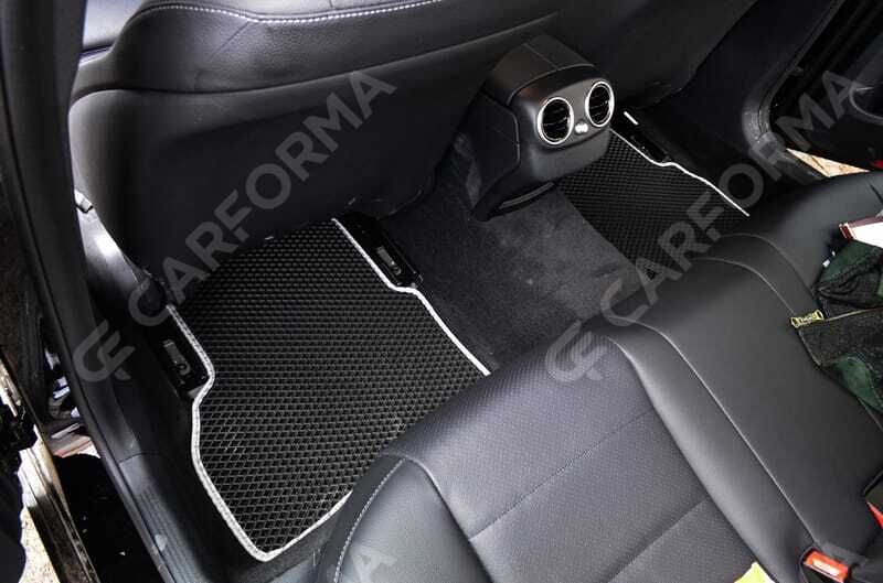 Ворсовые коврики на Mercedes C (W205) 2014&nbsp;-&nbsp;2023 в Хабаровске