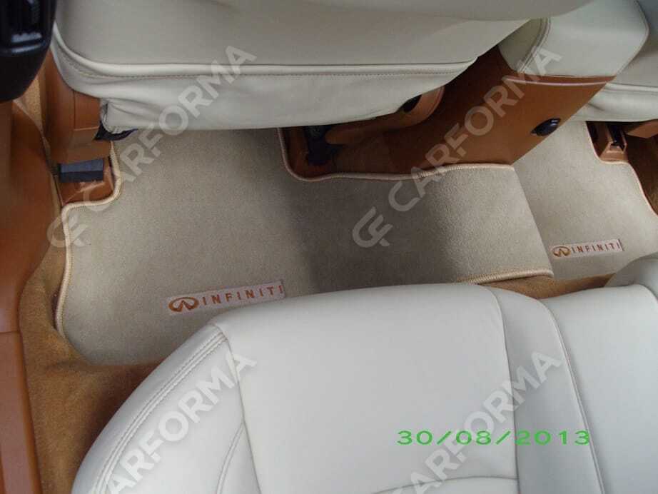Ворсовые коврики на Infiniti FX I 2003&nbsp;-&nbsp;2008 в Хабаровске
