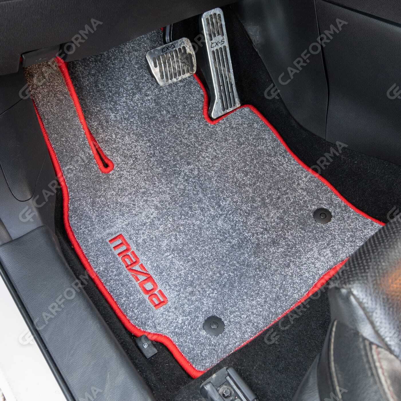 Ворсовые коврики на Mazda CX5 I 2011&nbsp;-&nbsp;2017 в Хабаровске