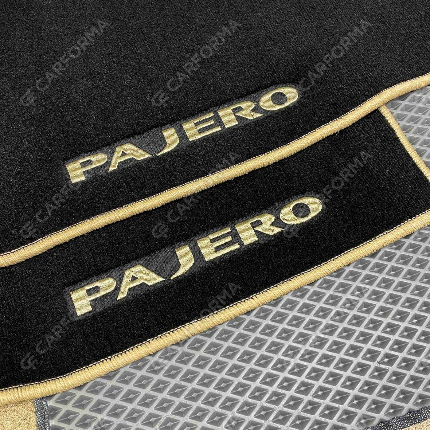 Ворсовые коврики на Mitsubishi Pajero III 1999&nbsp;-&nbsp;2006 в Хабаровске