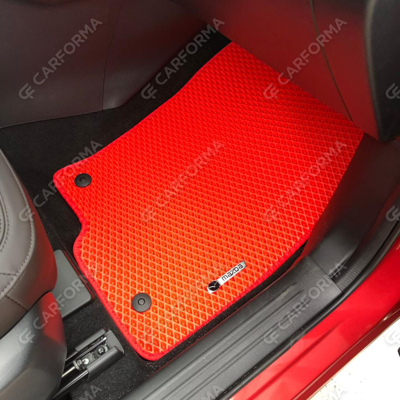 Ворсовые коврики на Mazda CX5 II 2016&nbsp;-&nbsp;2026 в Хабаровске