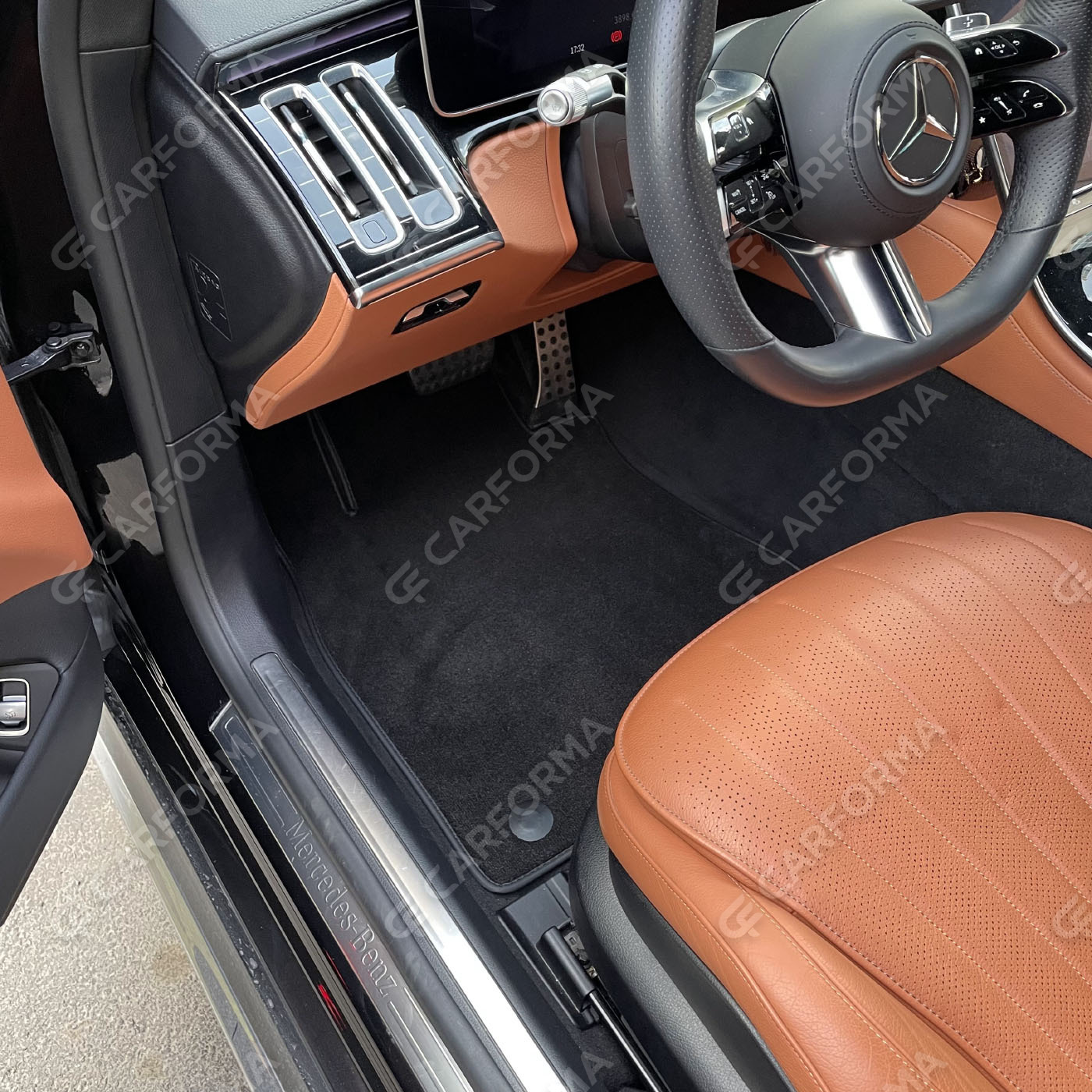 Коврики на Mercedes S (W223, V223) 2020&nbsp;-&nbsp;2026 в Хабаровске