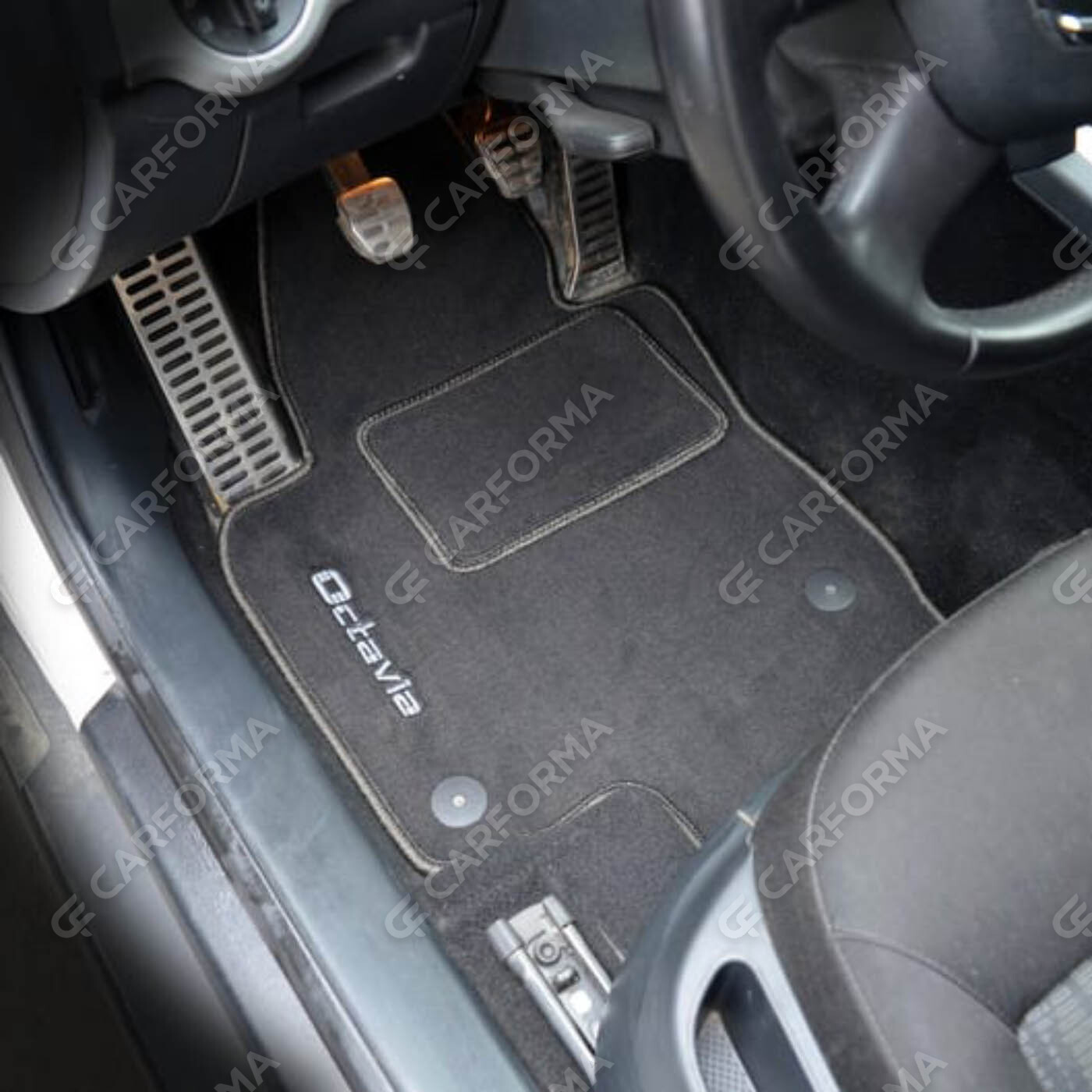 Ворсовые коврики на Skoda Octavia A5 и FL 2004&nbsp;-&nbsp;2013 в Хабаровске