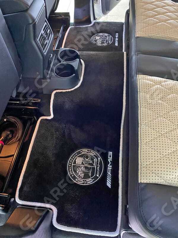 Ворсовые коврики на Mercedes G (W463) рестайлинг 2001&nbsp;-&nbsp;2018 в Хабаровске