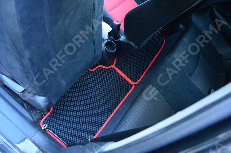Ворсовые коврики на Honda Civic VII 3d 2001&nbsp;-&nbsp;2006 в Хабаровске