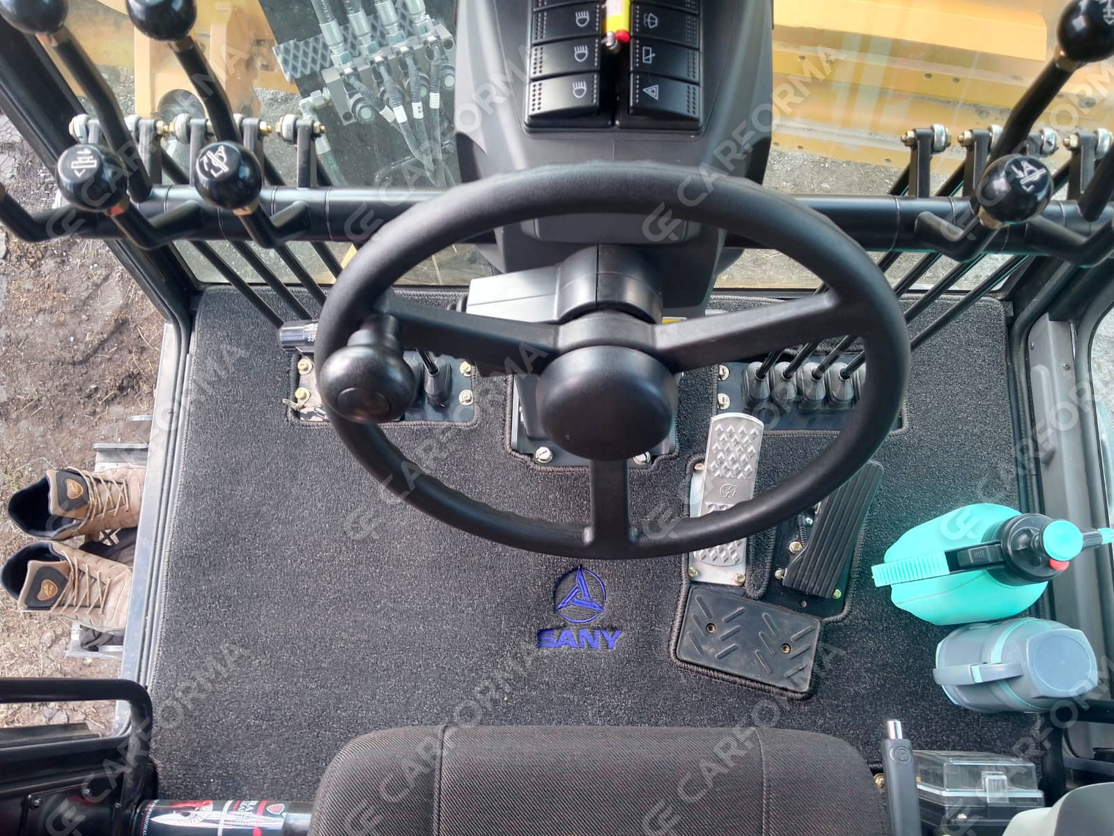 Ворсовые коврики на Спецтехника Автогрейдер SANY STG230C 8 AWD  в Хабаровске