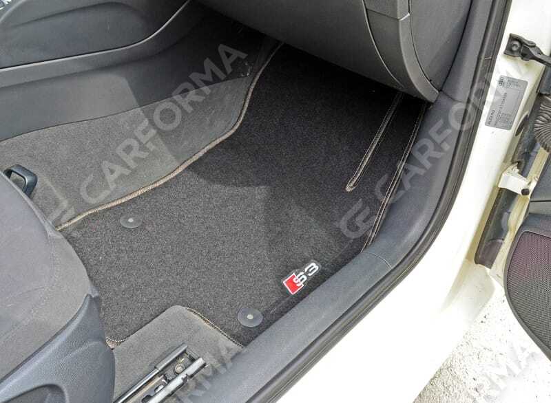 Ворсовые коврики на Audi A3 (8V) 2013&nbsp;-&nbsp;2021 в Хабаровске