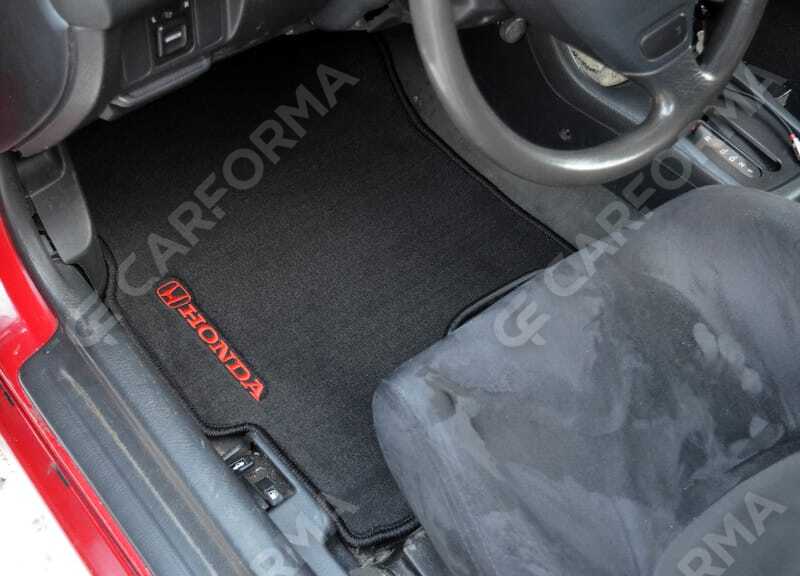 Ворсовые коврики на Honda Civic VI 4d 1995&nbsp;-&nbsp;2002 в Хабаровске