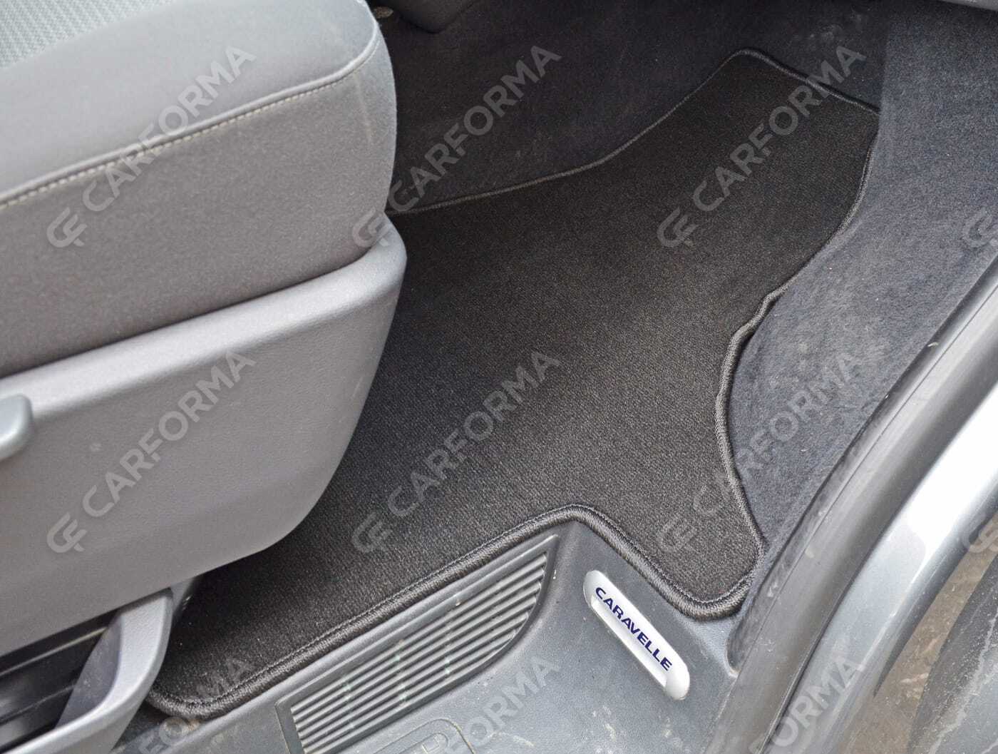 Ворсовые коврики на Volkswagen Caravelle (T5) 2003&nbsp;-&nbsp;2015 в Хабаровске
