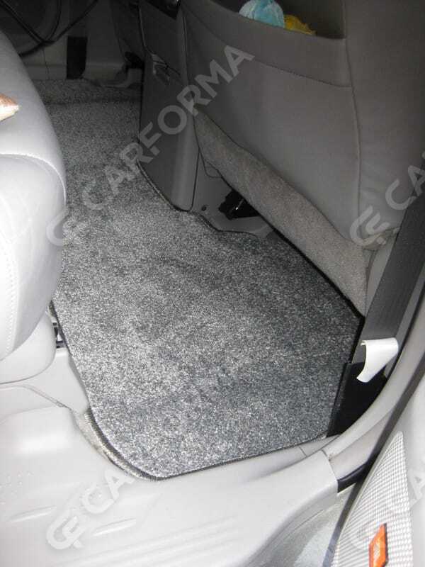 Ворсовые коврики на Toyota Highlander II 2007&nbsp;-&nbsp;2013 в Хабаровске