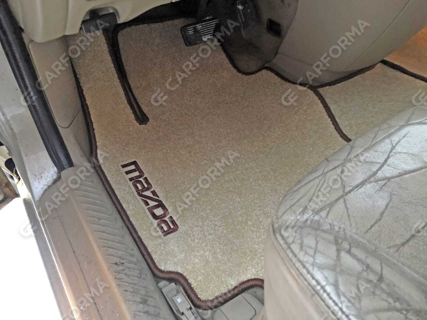 Ворсовые коврики на Mazda MPV II 1999&nbsp;-&nbsp;2006 в Хабаровске