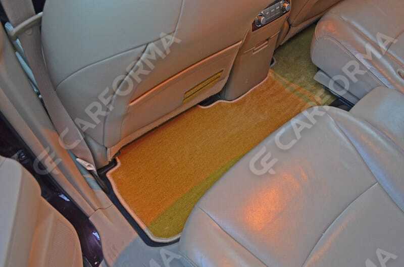 Ворсовые коврики на Toyota Highlander II 2007&nbsp;-&nbsp;2013 в Хабаровске