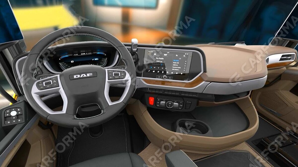 Ворсовые коврики на DAF XF, XG, XG+ 2021&nbsp;-&nbsp;2026 в Хабаровске