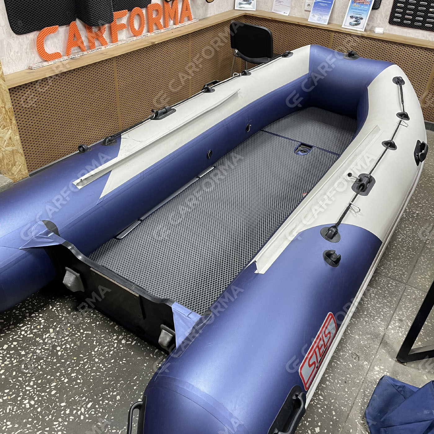 Ворсовые коврики на Лодки Хантер Стелс 355  в Хабаровске