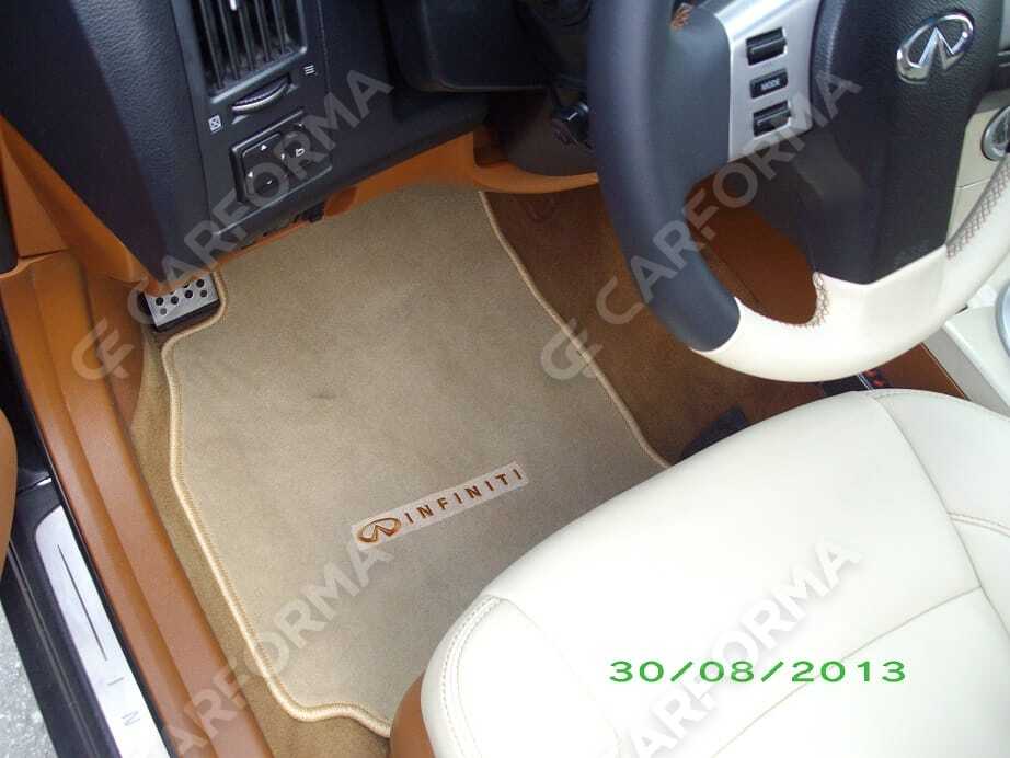 Ворсовые коврики на Infiniti FX I 2003&nbsp;-&nbsp;2008 в Хабаровске