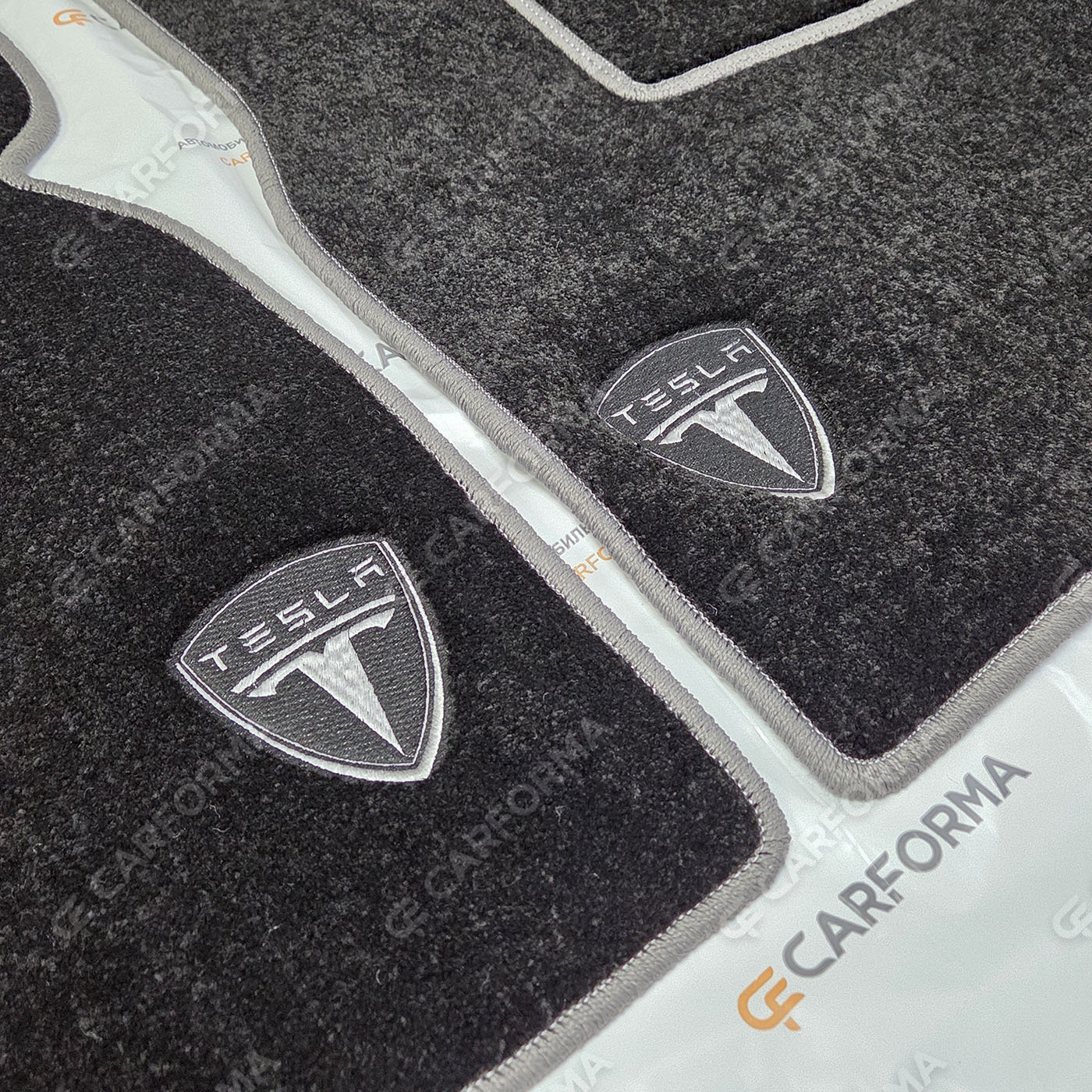 Ворсовые коврики на Tesla Model S 2012&nbsp;-&nbsp;2026 в Хабаровске