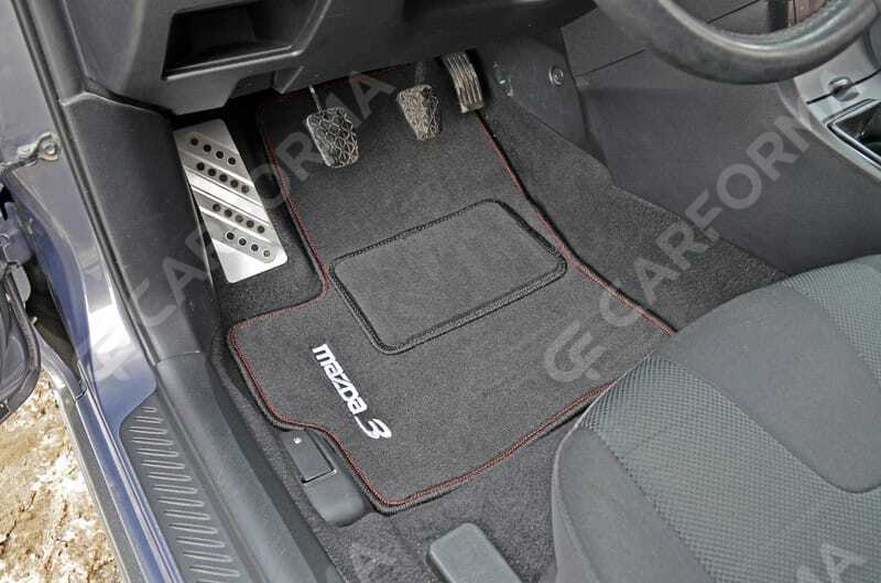 Ворсовые коврики на Mazda 3 2003&nbsp;-&nbsp;2009 в Хабаровске