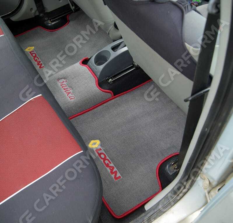 Ворсовые коврики на Renault Logan I 2004&nbsp;-&nbsp;2016 в Хабаровске