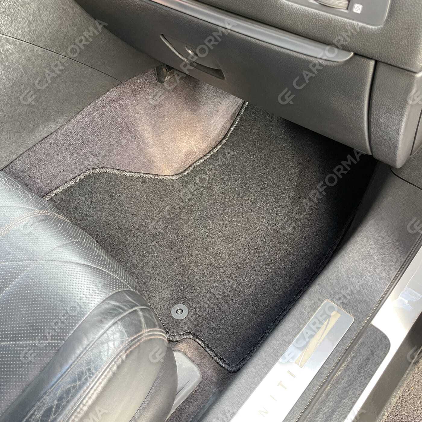 Ворсовые коврики на Infiniti QX70 2013&nbsp;-&nbsp;2019 в Хабаровске
