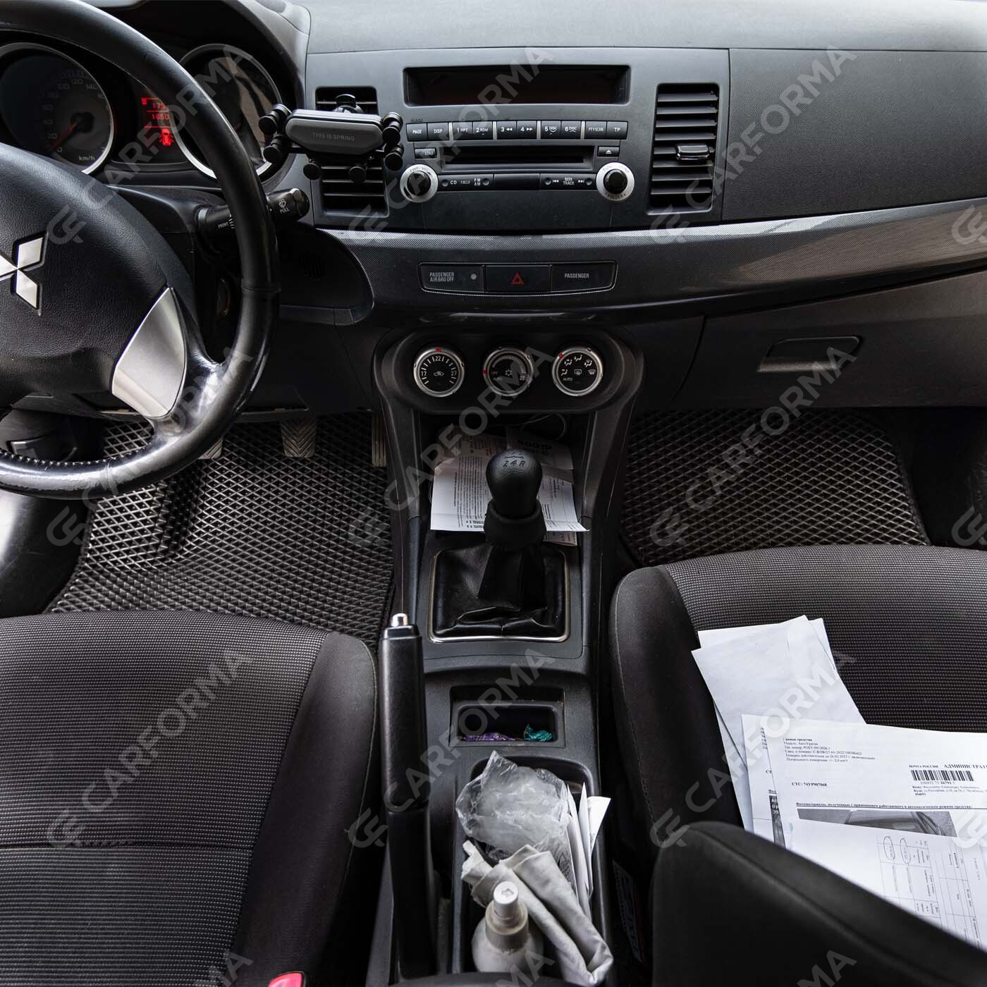 EVA коврики на Mitsubishi Lancer Evolution X 2007&nbsp;-&nbsp;2016 в Хабаровске