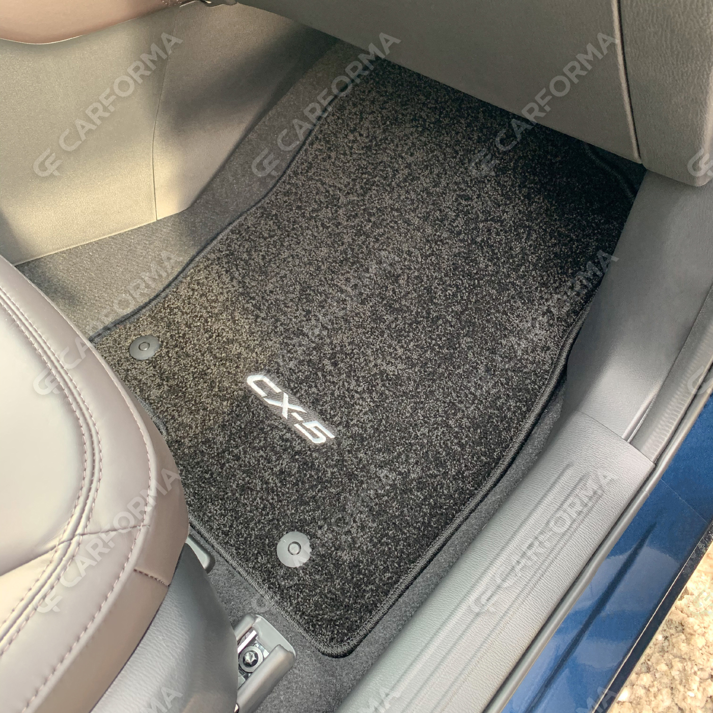 Ворсовые коврики на Mazda CX5 II 2016&nbsp;-&nbsp;2026 в Хабаровске