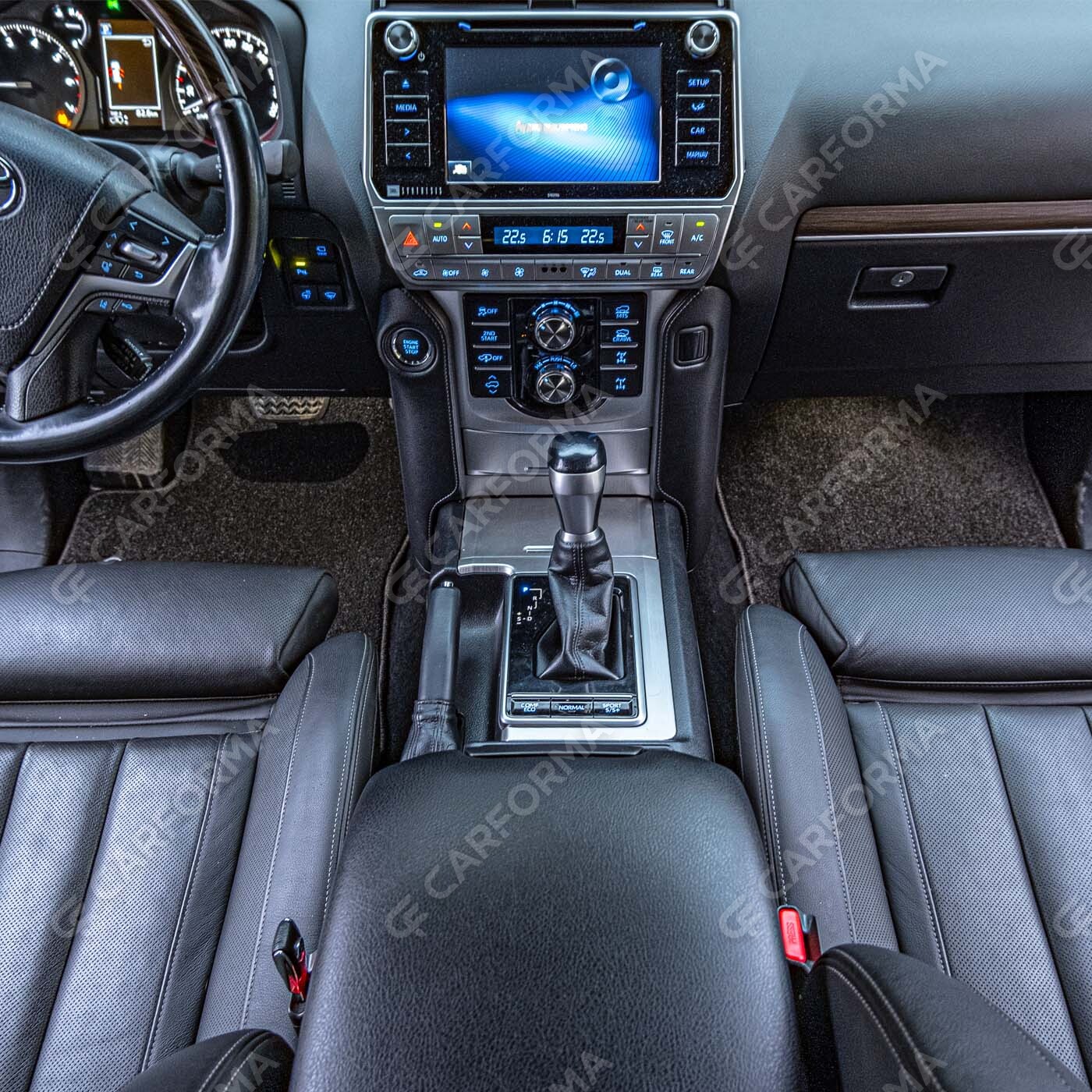 Ворсовые коврики на Toyota Land Cruiser Prado 150 2009&nbsp;-&nbsp;2023 в Хабаровске