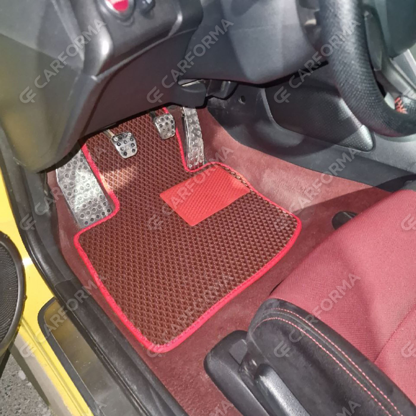 Ворсовые коврики на Honda Civic VIII 3d 2006&nbsp;-&nbsp;2011 в Хабаровске