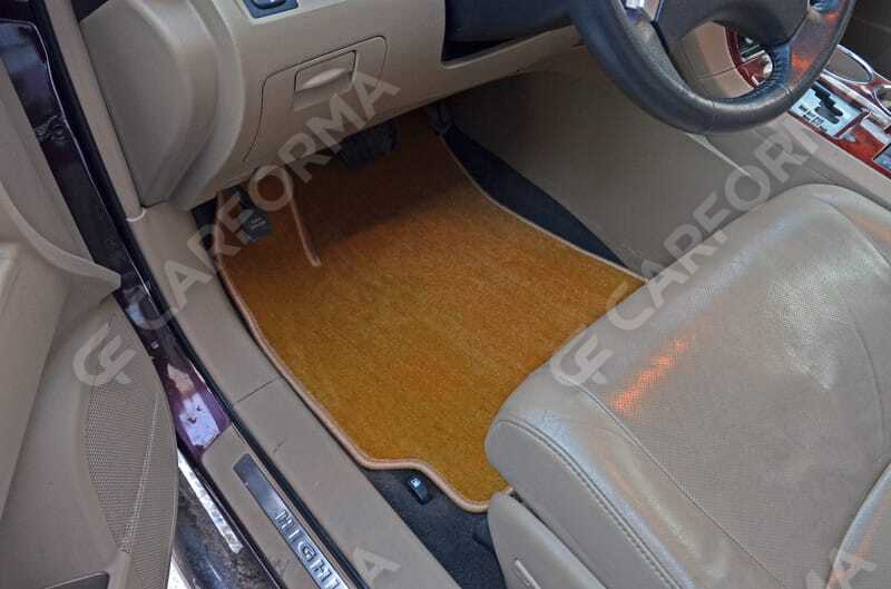 Ворсовые коврики на Toyota Highlander II 2007&nbsp;-&nbsp;2013 в Хабаровске