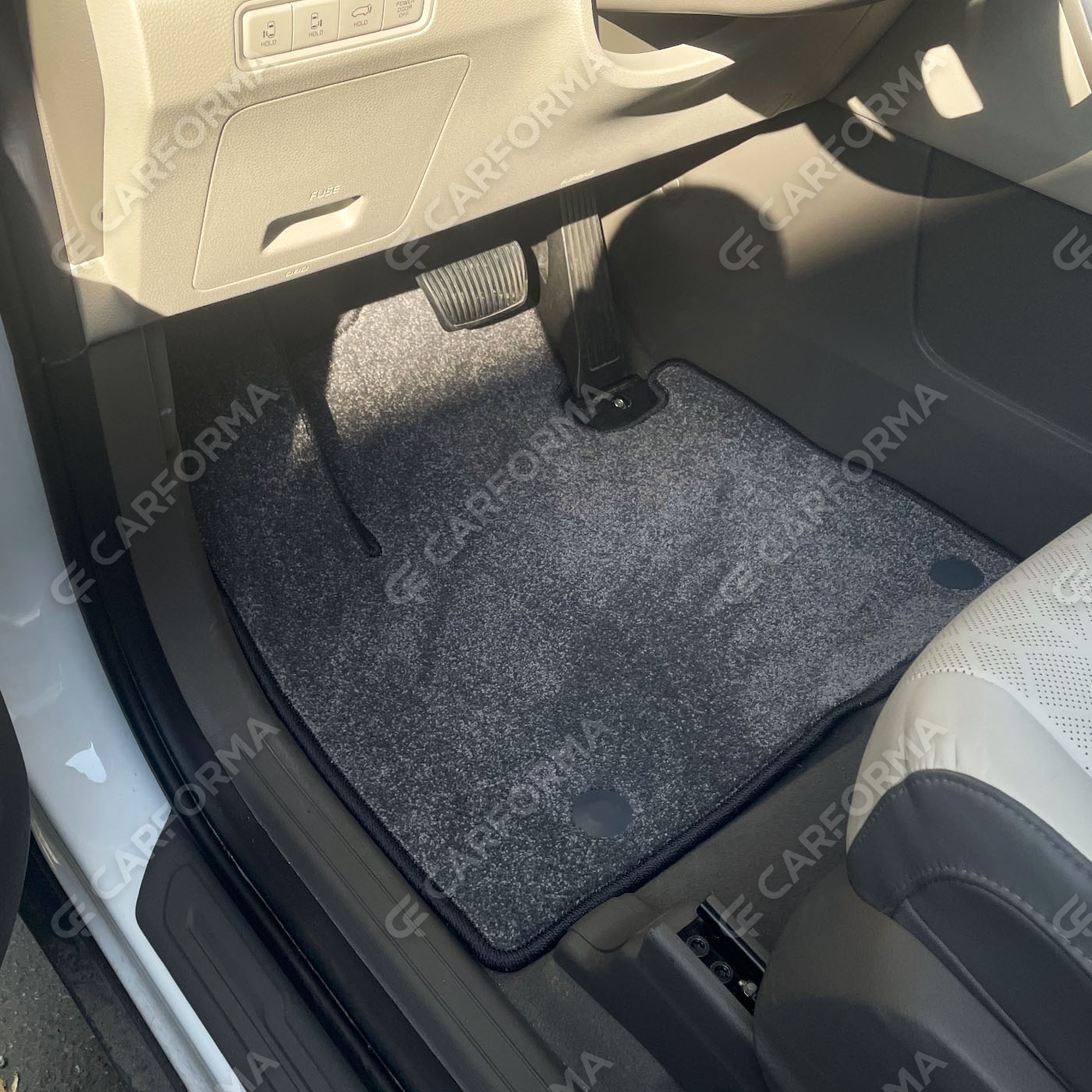 Коврики на KIA Carnival IV 7 мест с оттоманками 2020&nbsp;-&nbsp;2026 в Хабаровске