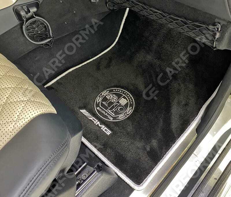 Ворсовые коврики на Mercedes G (W463) рестайлинг 2001&nbsp;-&nbsp;2018 в Хабаровске