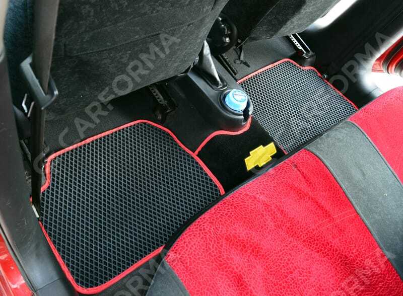 Ворсовые коврики на Chevrolet Aveo I 2002&nbsp;-&nbsp;2012 в Хабаровске