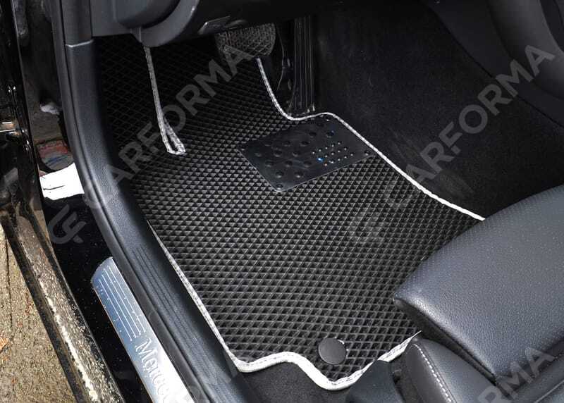 Ворсовые коврики на Mercedes C (W205) 2014&nbsp;-&nbsp;2023 в Хабаровске
