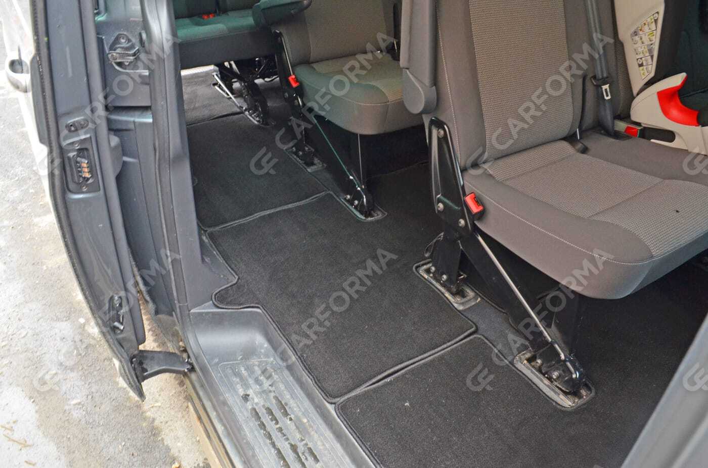 Ворсовые коврики на Volkswagen Caravelle (T5) 2003&nbsp;-&nbsp;2015 в Хабаровске