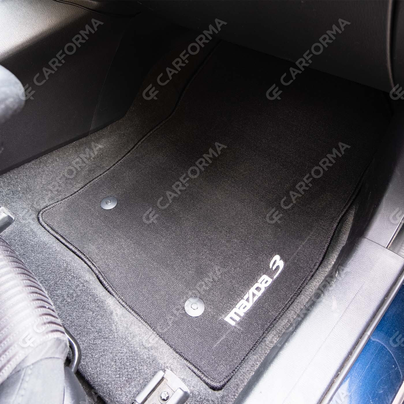 Ворсовые коврики на Mazda 3 2013&nbsp;-&nbsp;2019 в Хабаровске