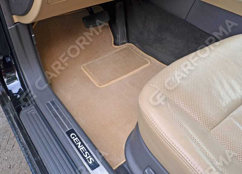 Ворсовые коврики на Hyundai Genesis I 2008&nbsp;-&nbsp;2014 в Хабаровске