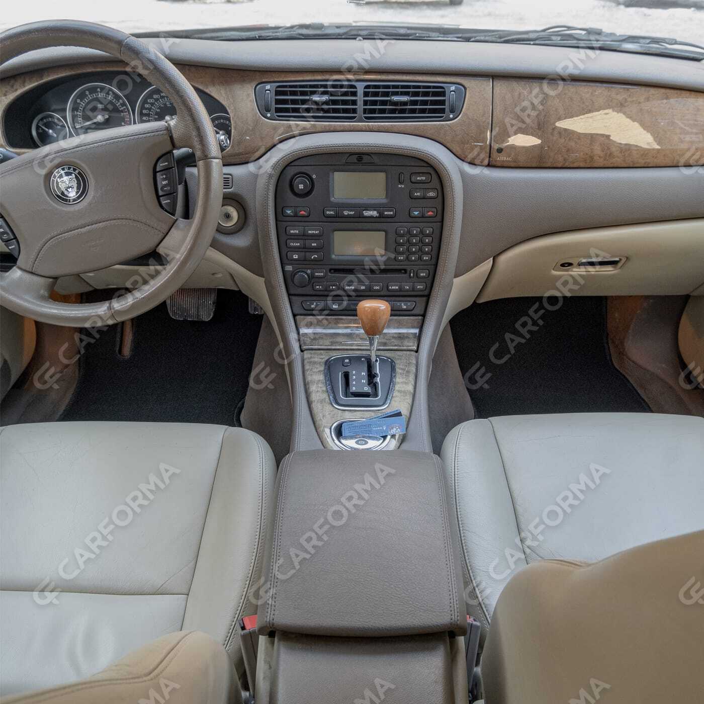 Ворсовые коврики на Jaguar S-Type 1998&nbsp;-&nbsp;2008 в Хабаровске