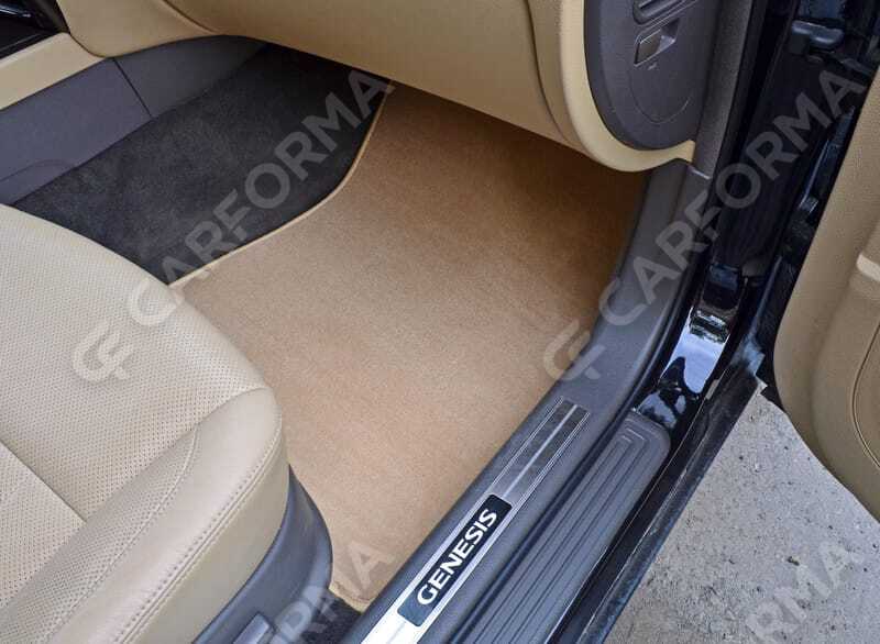 Ворсовые коврики на Hyundai Genesis I 2008&nbsp;-&nbsp;2014 в Хабаровске