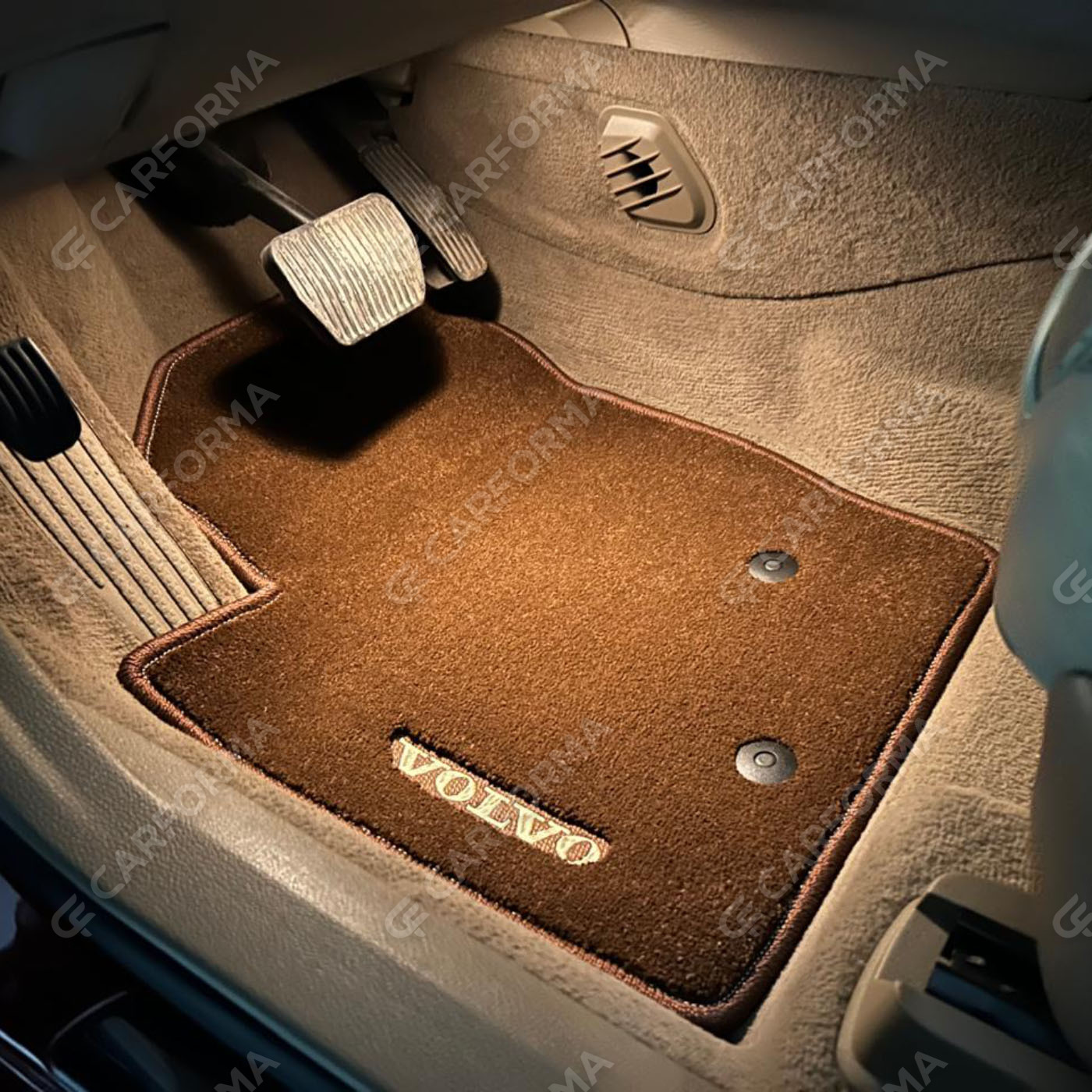 Ворсовые коврики на Volvo XC90 I 2002&nbsp;-&nbsp;2014 в Хабаровске