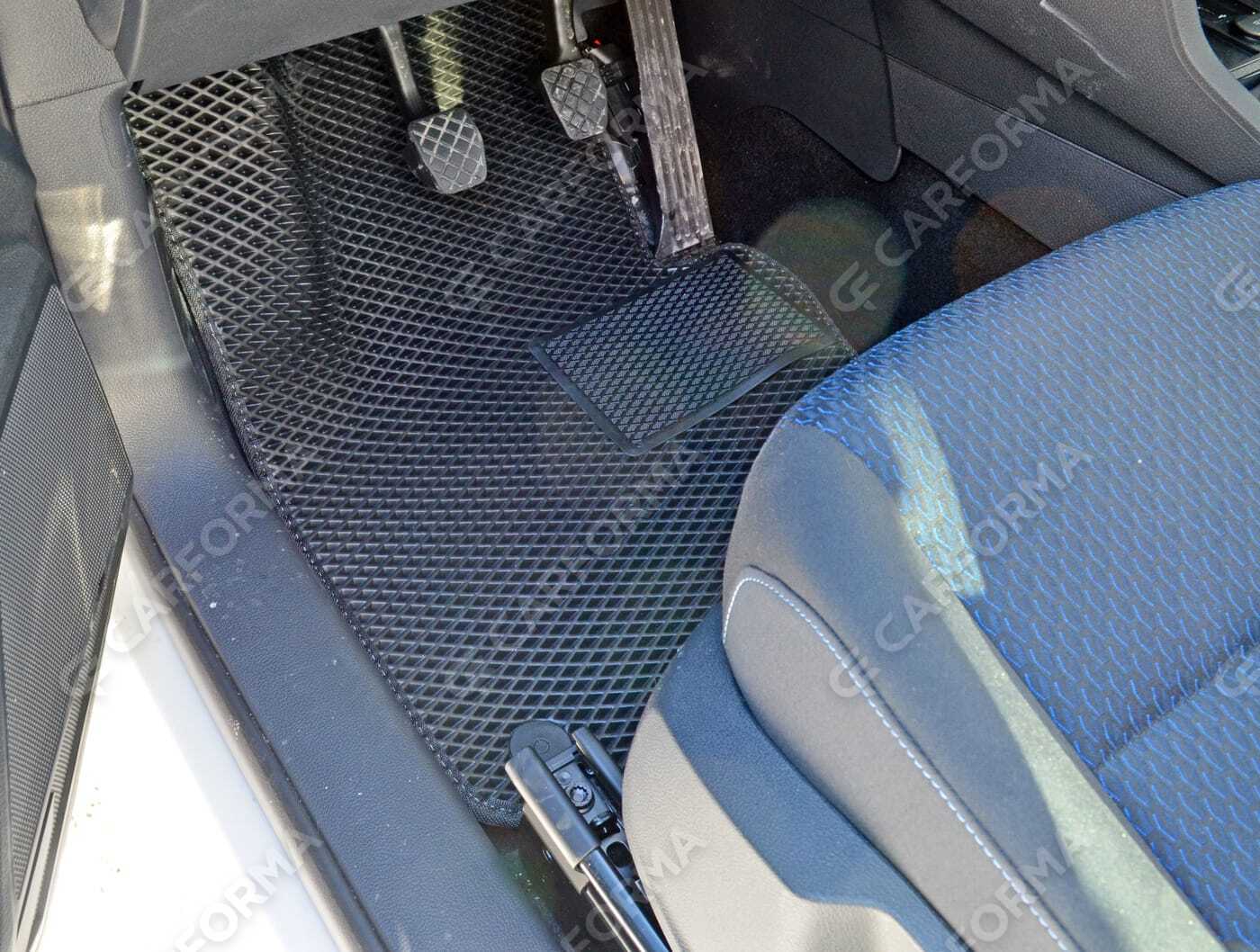 Ворсовые коврики на Volkswagen Caddy (2K) 2003&nbsp;-&nbsp;2020 в Хабаровске