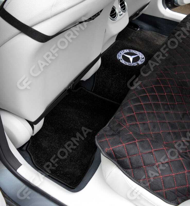 Ворсовые коврики на Mercedes C (W205) 2014&nbsp;-&nbsp;2023 в Хабаровске