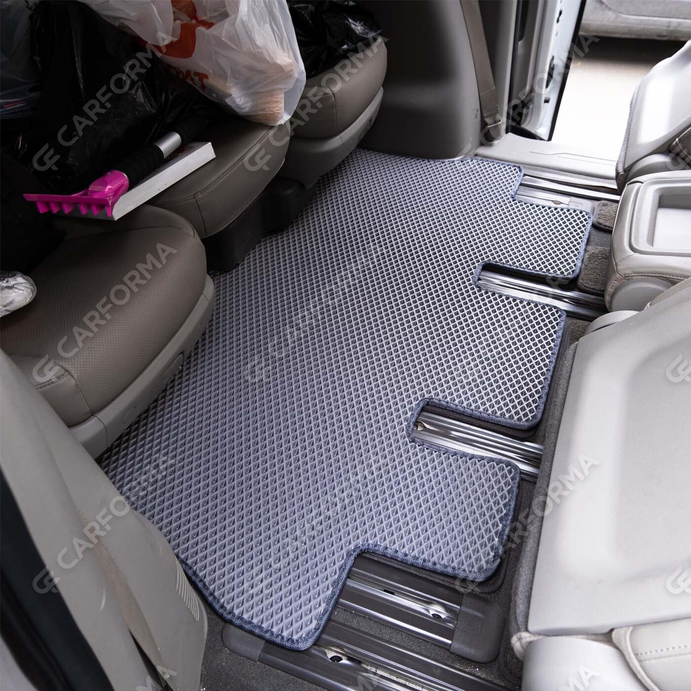 EVA коврики на KIA Carnival III 9 мест и 11 мест 2014&nbsp;-&nbsp;2021 в Хабаровске