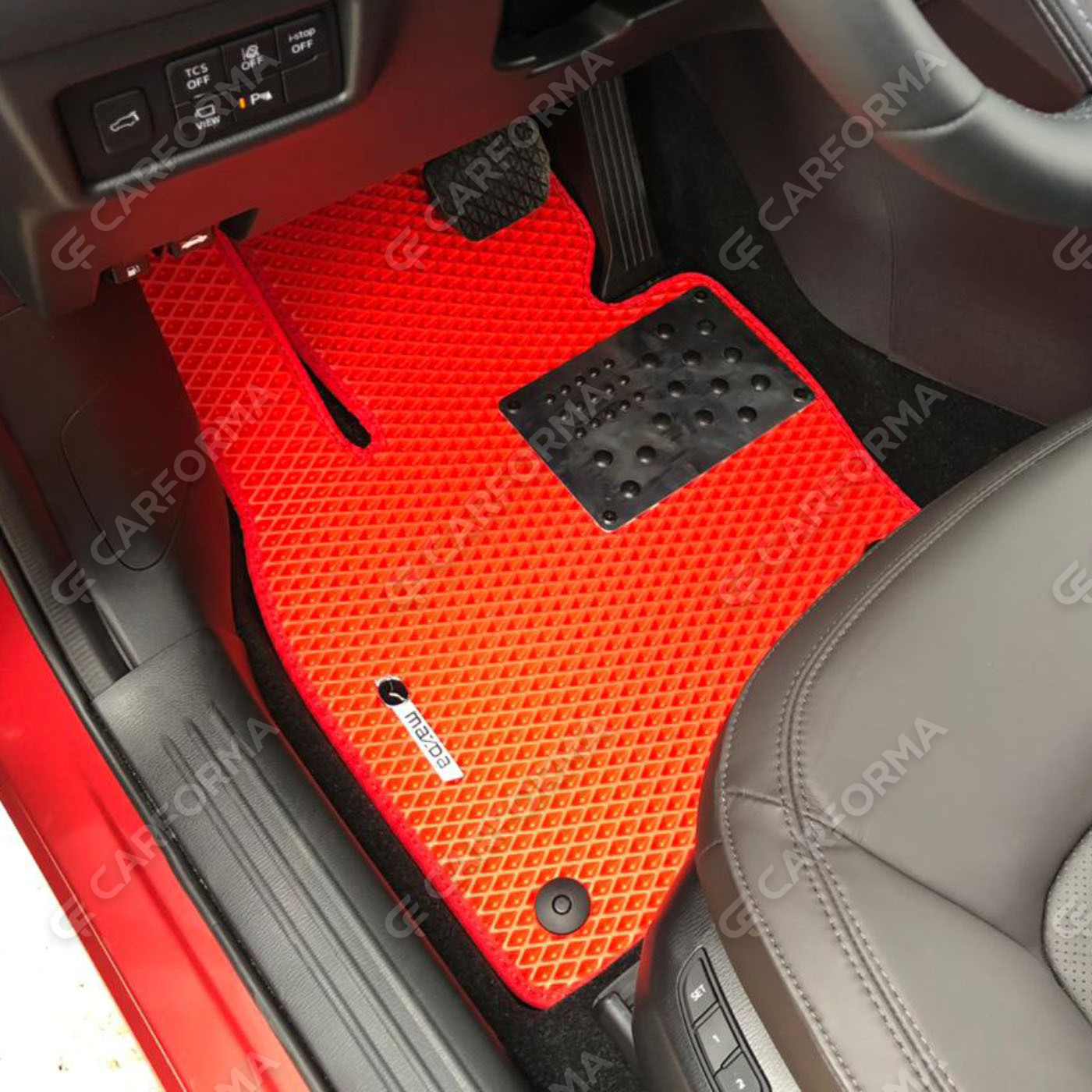 Ворсовые коврики на Mazda CX5 II 2016&nbsp;-&nbsp;2026 в Хабаровске