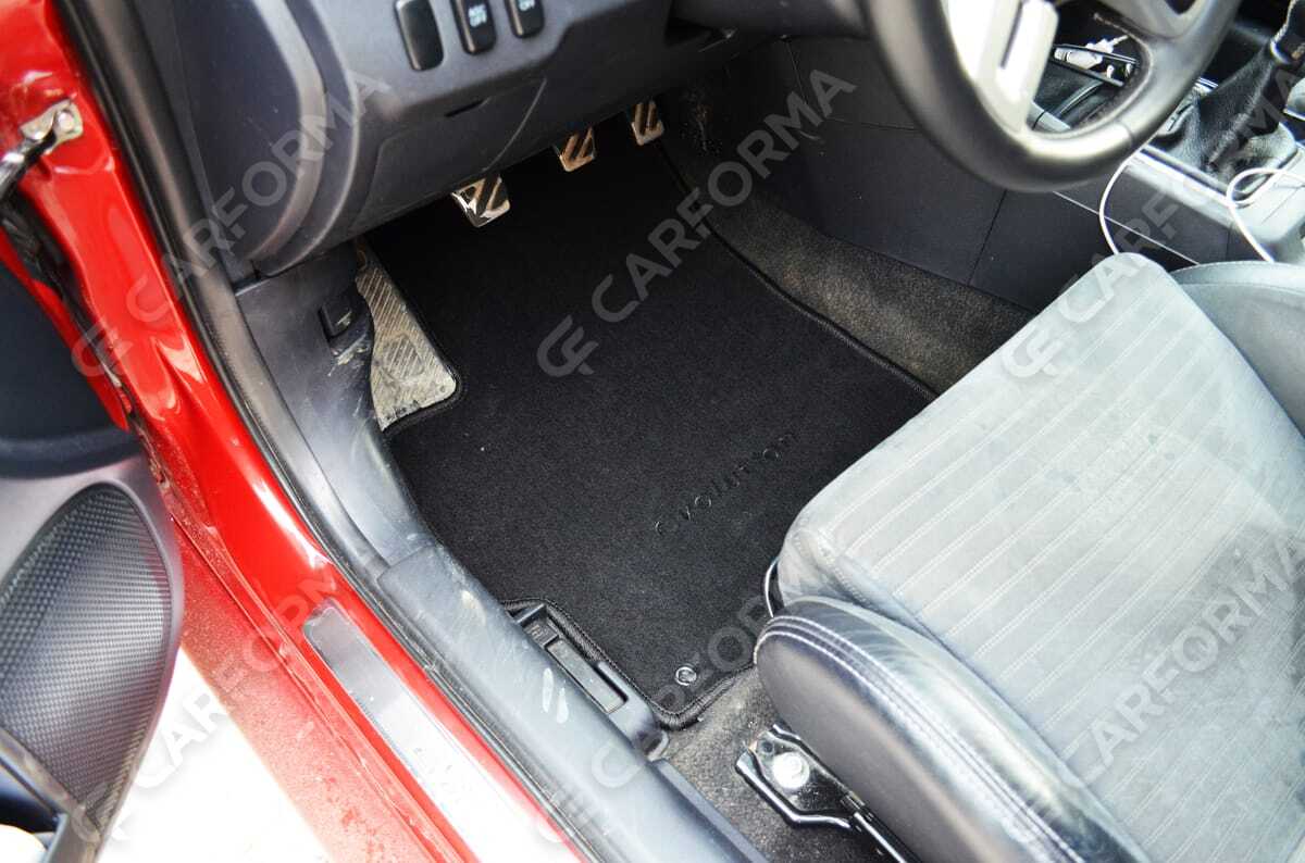 Ворсовые коврики на Mitsubishi Lancer X 2007&nbsp;-&nbsp;2017 в Хабаровске