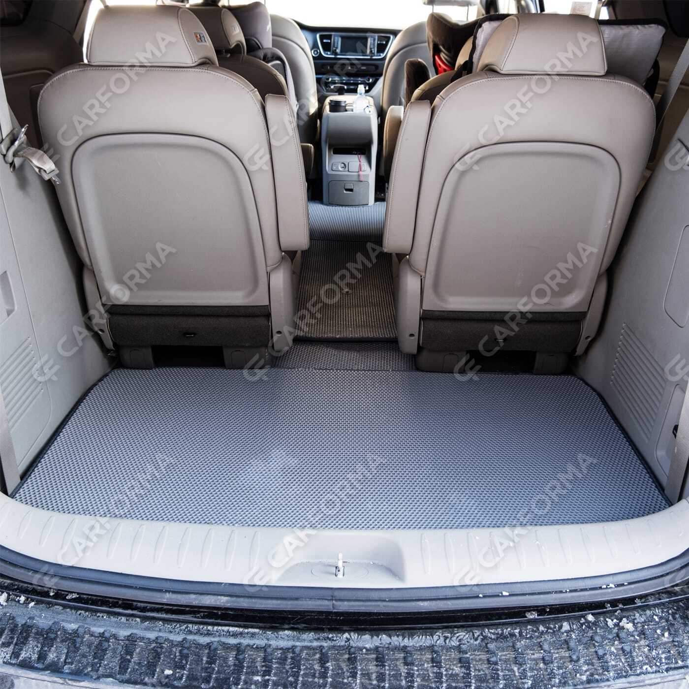 EVA коврики на KIA Carnival III 9 мест и 11 мест 2014&nbsp;-&nbsp;2021 в Хабаровске