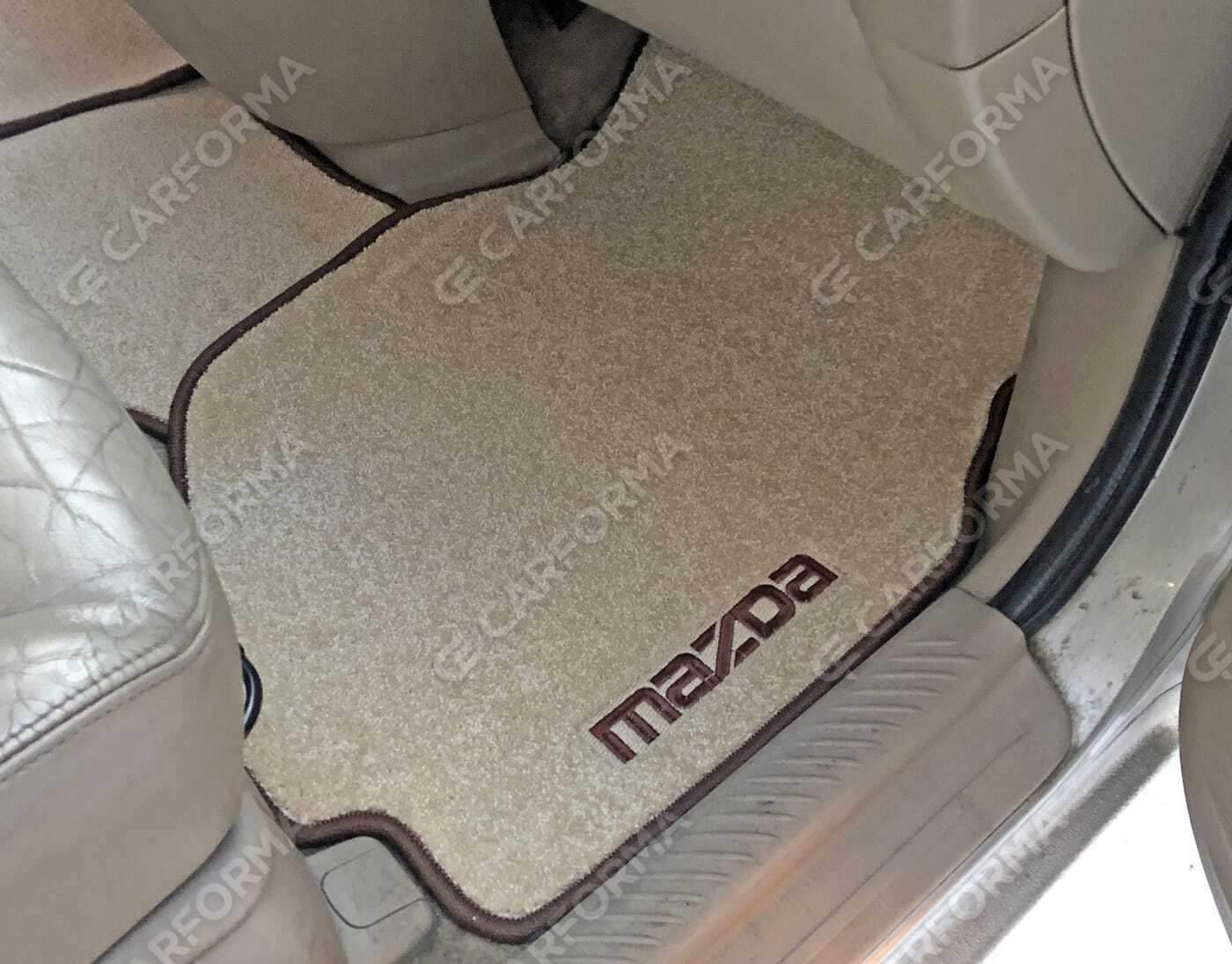 Ворсовые коврики на Mazda MPV II 1999&nbsp;-&nbsp;2006 в Хабаровске